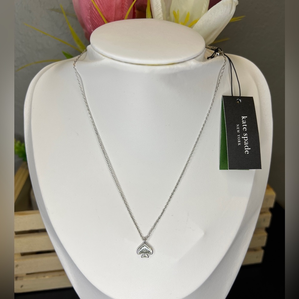 Kate Spade Silver Spade Necklace